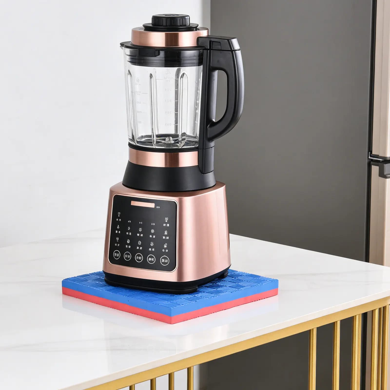 Tappetino Antivibrazioni per Frullatore da 9,8 Pollici, Cuscinetto Fonoassorbente Antiscivolo e Antishock per Mixer e Macchine da Cucina