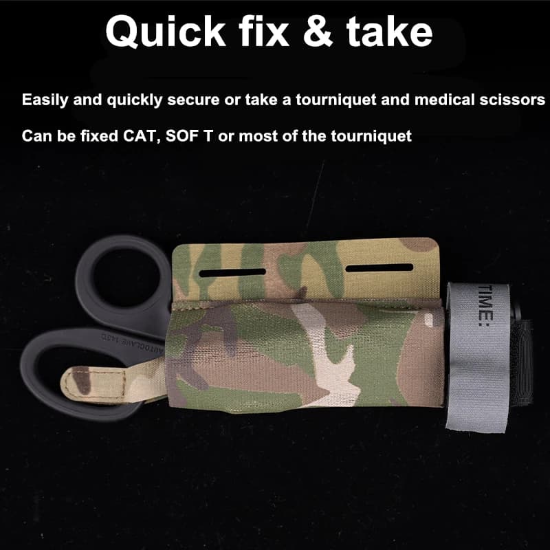Small Kit EMT Door Accessories, Emergency Case Edc Bag Springs Emergency Small Mulicam Airsoft Gear Hunt