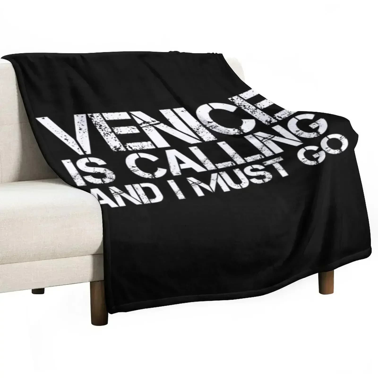 VENICE FL FLORIDA Funny City Trip Home Roots USA Gift Throw Blanket Single Thins Nap Bed linens Sleeping Bag Baby Blankets