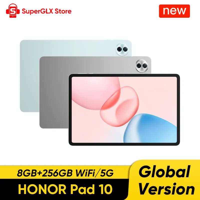 2025 Nuovo HONOR Pad 10 Versione globale 12.1 ''WIFI 2.5K HONOR Eye Comfort Display 10100mAh Batteria ad alto senso energetico MagicOS 9.0