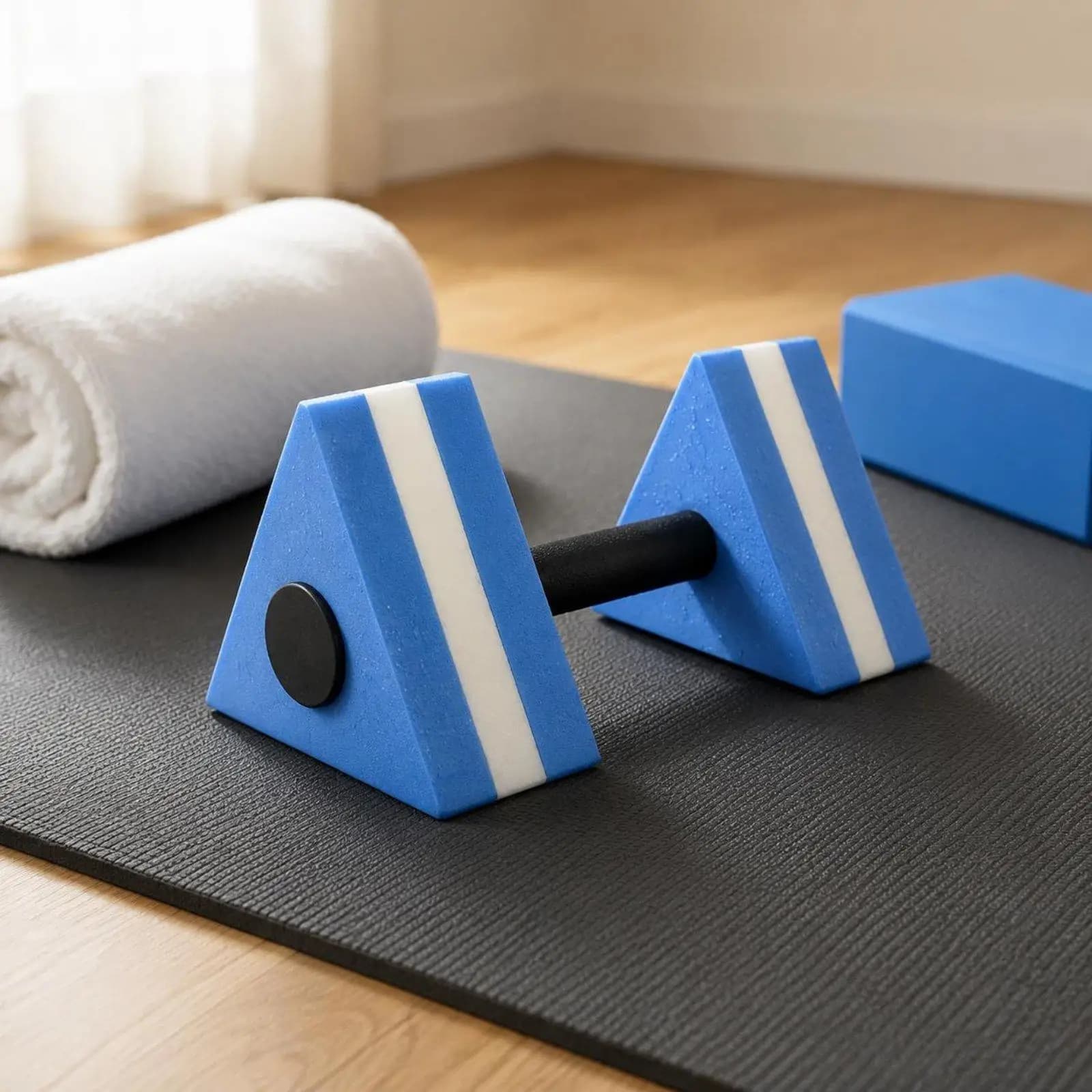 Children Swimming Aid EVA Triangle Water Dumbbell Adjustable Dumbbells for Fitness for Kids Pool Exercise Practice and Water Fun