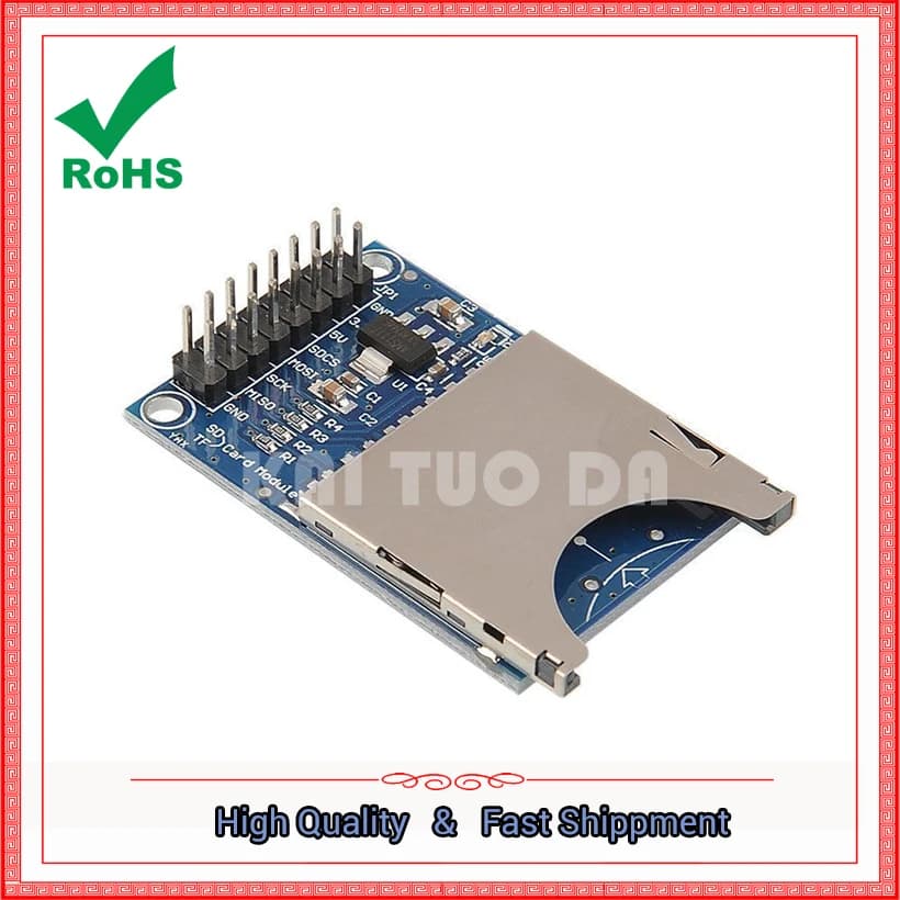 Modulo Scheda SD, Modulo Lettore Scheda SD, Modulo Interfaccia SPI per Microcontrollore