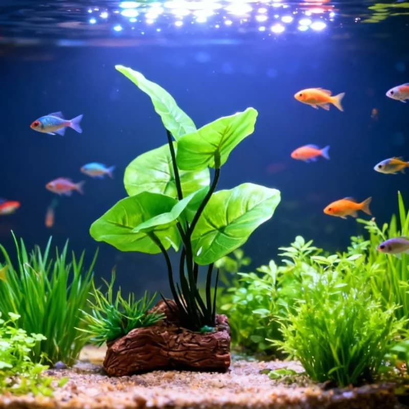 Aquarium Artificial Aquatic Plants Terrarium Aquarium Vases Decorations Terrarium Plants for Plastic Reptiles Aquarium Decoration