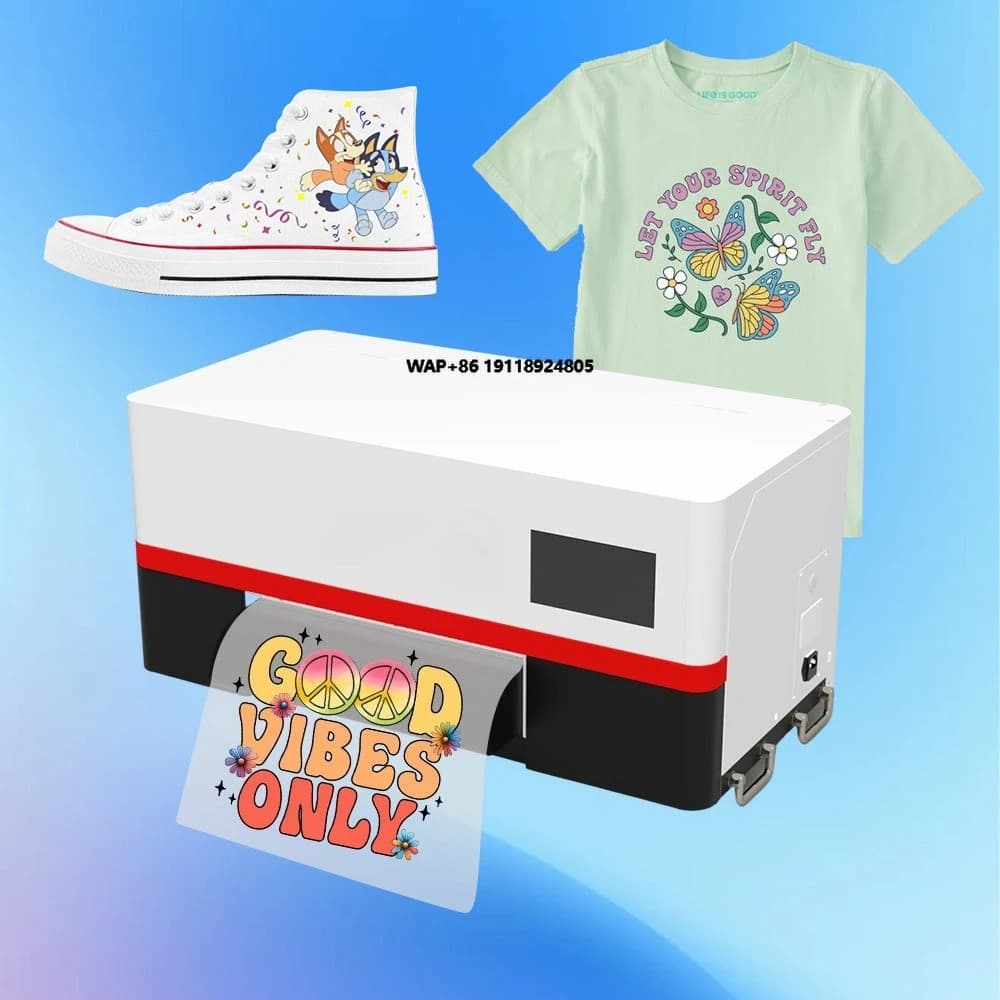 Stampante DTF Inkjet All-in-One Sunika Senza Polvere per Magliette