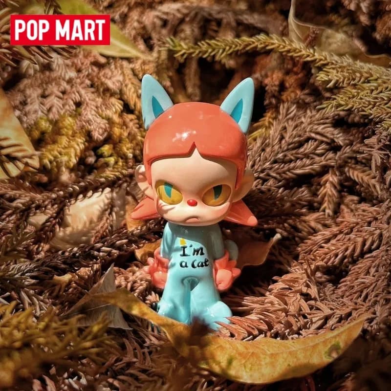 POP MART Zsiga I'm A Cat Series Statuette Anime da Collezione Ornamenti Giocattoli Carini Regalo