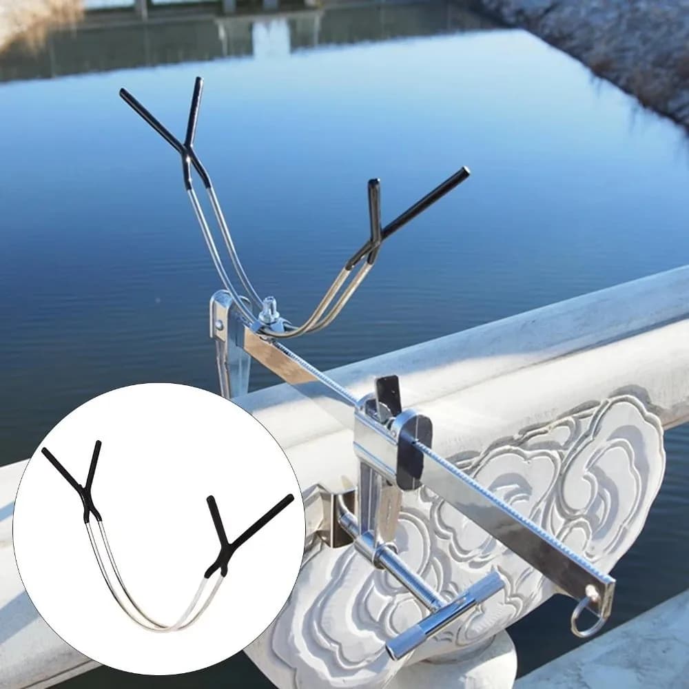 Lightweight Fishing Rod Holder Corrosion-Resistant Adjustable Angle Fishing Rod Bracket Portable Fishing Rod Rest Anglers