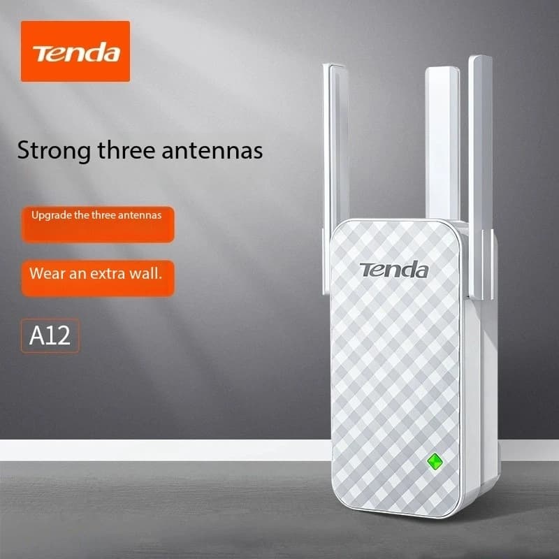 Tenda A12 300Mbps ripetitore WiFi Wireless Range Extender amplificatore di segnale wi-fi Expander, Wireless N300 Universal Range Extender