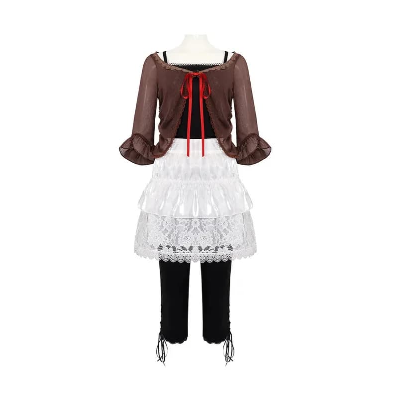 Costume Cosplay Anime Mio Mayu Amakura di Fatal Frame II: Crimson Butterfly Zero Akai Cho, Travestimento Spaventoso per Halloween.