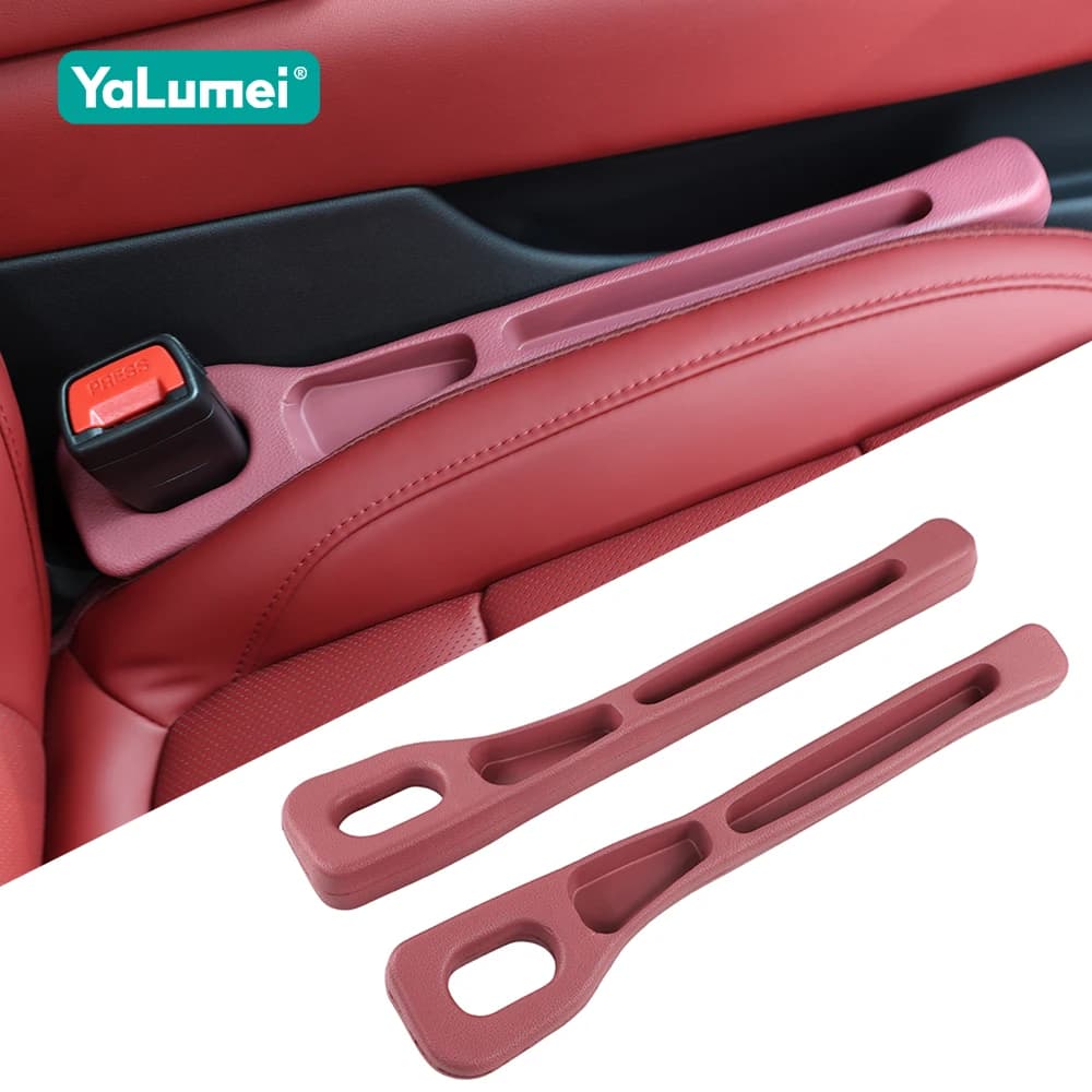 Per Volvo V70 V50 V60 XC60 70 90 C30 C70 S40 S60 S70 S80 S90 2PCS Seggiolino auto universale Strisce a prova di perdite Gap Cucitura laterale di stoccaggio