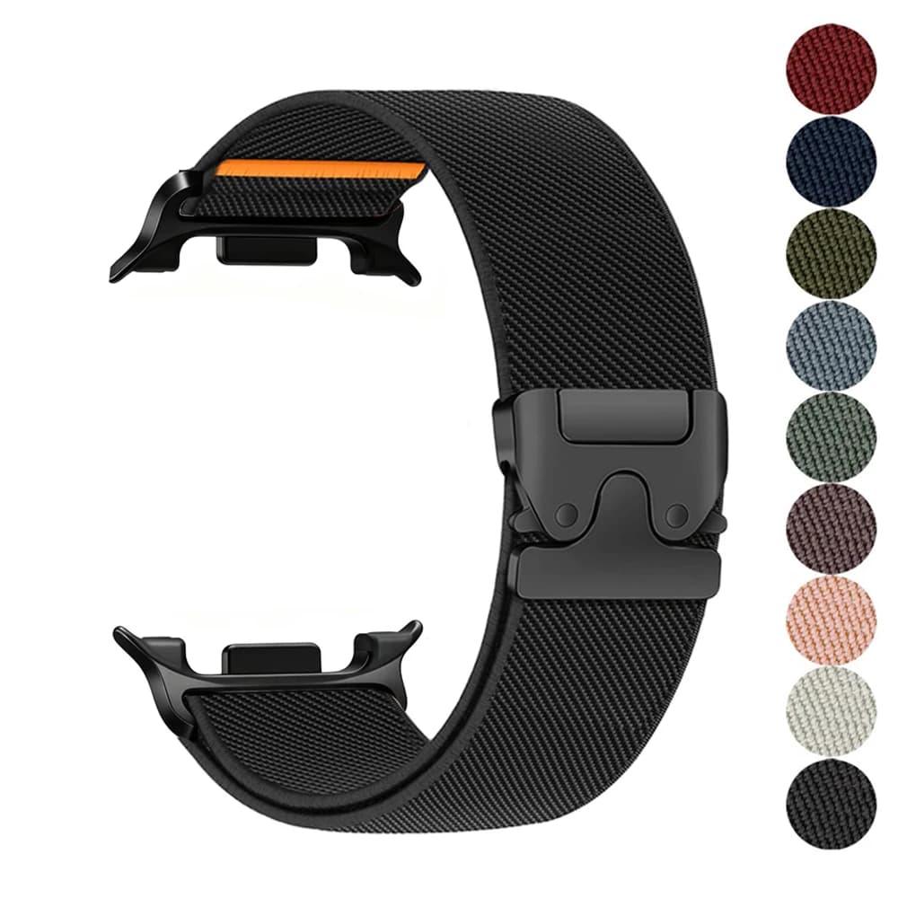 Band For Samsung Galaxy Watch Ultra 2 47mm Smartwatch Parachute Nylon Magnetic Belt Bracelet Correa Galaxy Watch 7 Ultra Strap