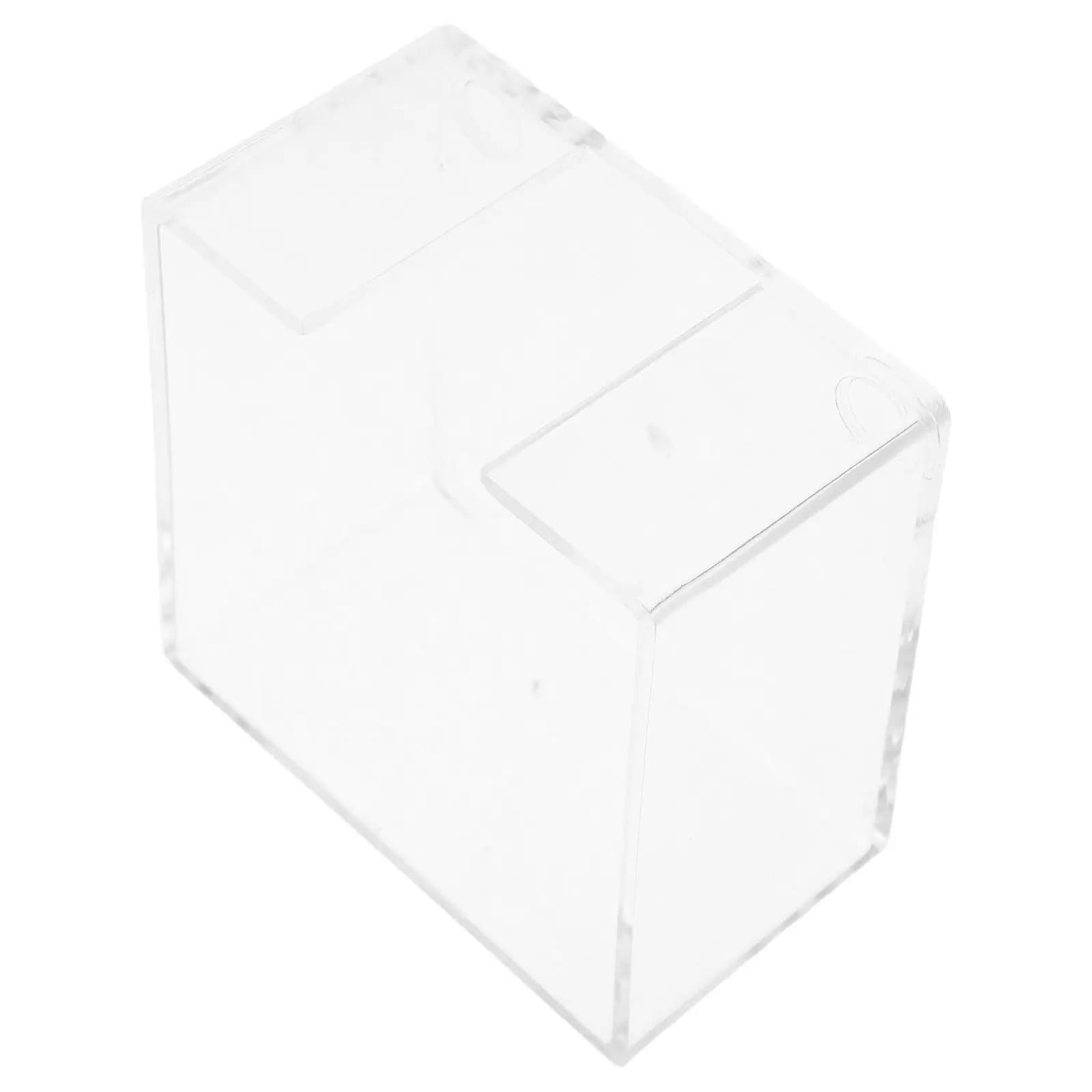 Portablocco in Acrilico Trasparente, Elegante Organizzatore per Blocco Note da Ufficio e Casa, Dispenser per Memo Pad, Porta Blocco Note da Scrivania