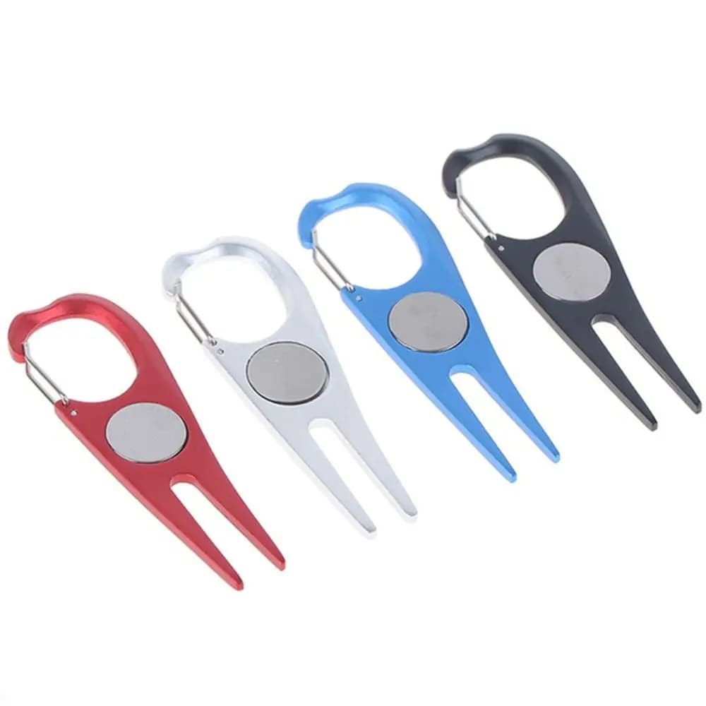 Durable Aluminium Alloy Training Aids Ball Fork Green Fork Golf Pitch Golf Pitch Accessories Divot Repair Tool Golf Divot Tool