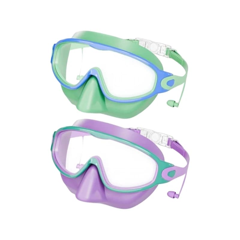 G7NF Pack Of 2 Kids Swimming Goggles Sun Protections And Anti Fog For Ages 3 To 14 Year