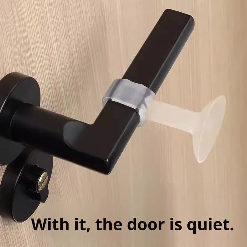 Silicone Anti-Collision Door Stopper Suction Cup Door Handle Cover Silent Wall Protector Doorknob Bumper Pad