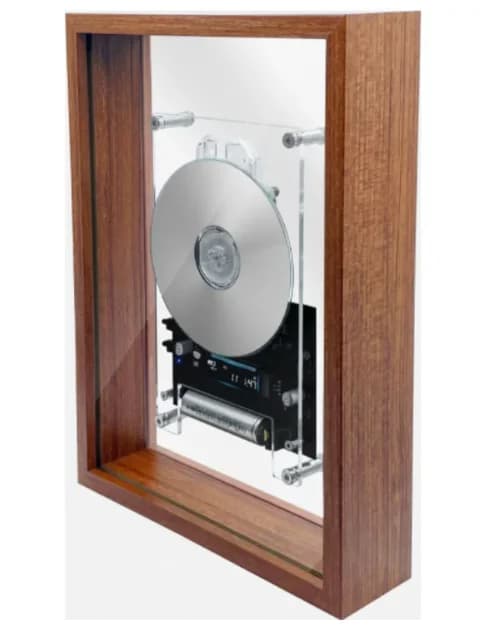 Transparent Acrylic Wall-mounted Photo Frame Bluetooth Player Music Picture Frame Cd Player