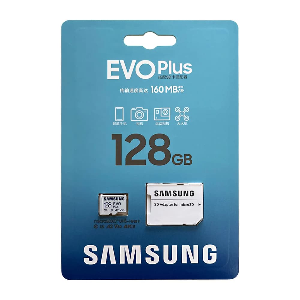 Scheda di memoria MicroSD SAMSUNG 64G U1/128GB 256GB 512GB 1TB Micro SD SDXC/TF Flash Card MicroSD UHS-1 U3 4K per telefono, drone, fotocamera