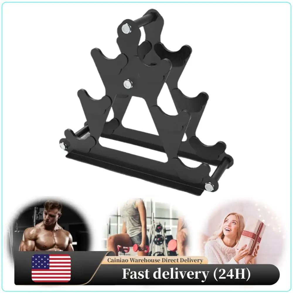 3 Level Manubri Support, Mini Manubri Door, Organizer for 3 Manubri Paia, Fitness Training Weight Support