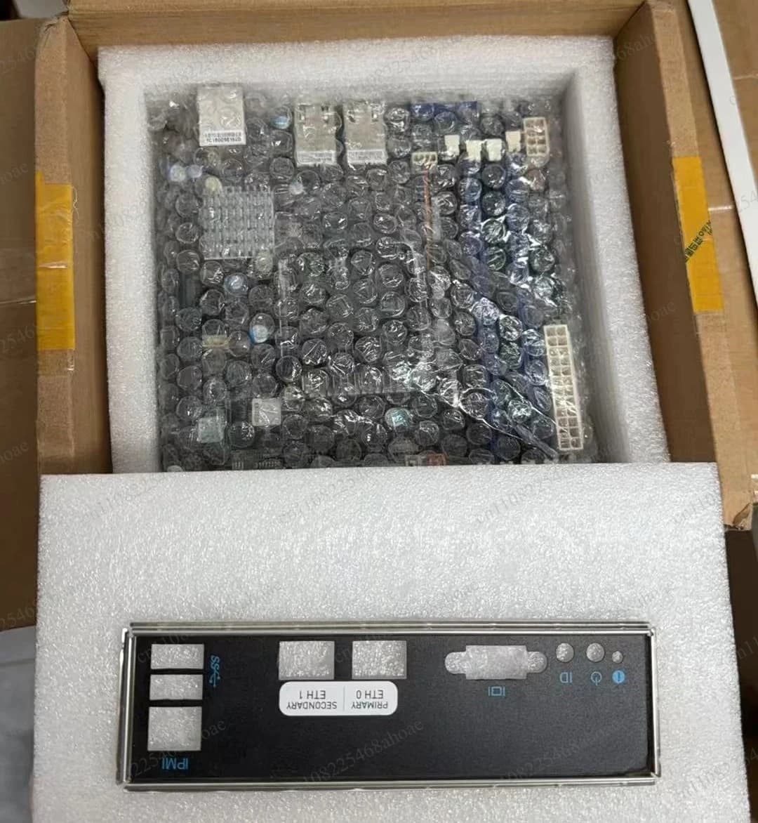MB10‑DATTO‑O7 Mini ITX NAS Server Motherboard, Xeon D‑1521 CPU, 2*RJ45 10G LAN DDR4 ECC RAM PCIe x16 Slot For Storage Server