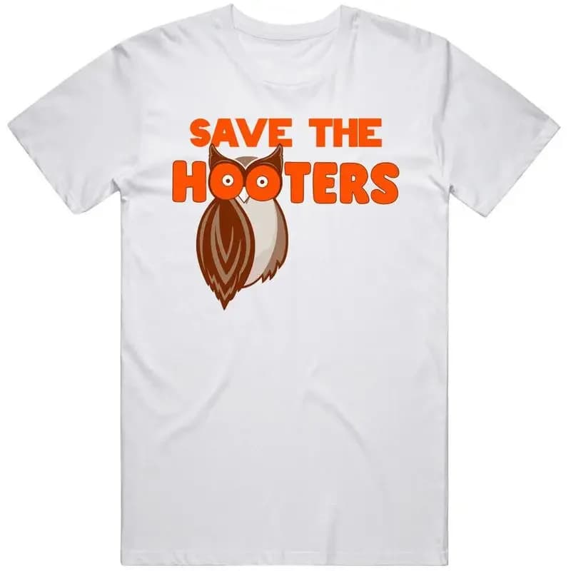 Maglietta divertente con parodia di Save The Hooters