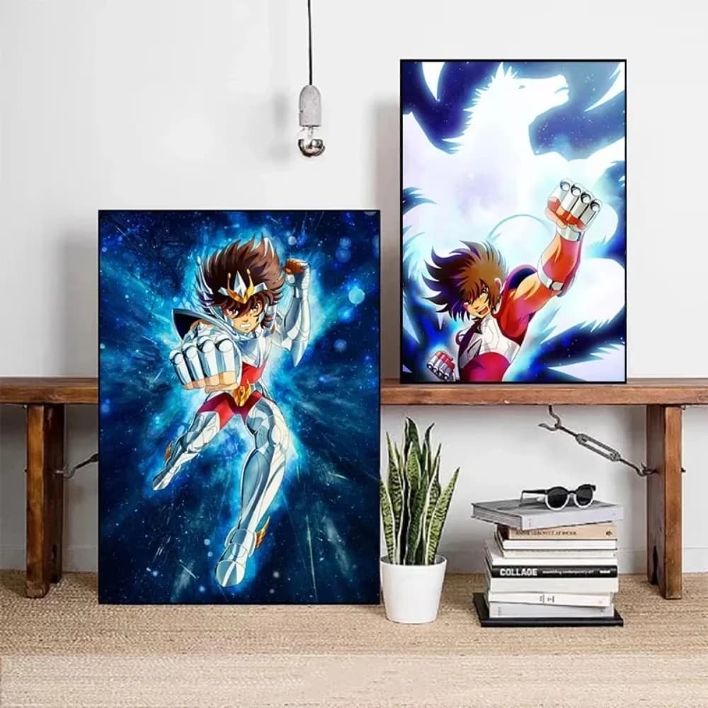 500/1000/1200/2000PCS Jigsaw Puzzles Anime Zodiac Saints Family Activity Games for Gameroom Bedroom Home Decor Gift Frameless