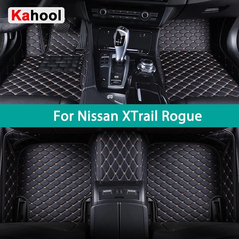 KAHOOL Custom Car Car Mats for Nissan XTrail Rogue X-Trail Car Car Mats Foot Coche Accessories