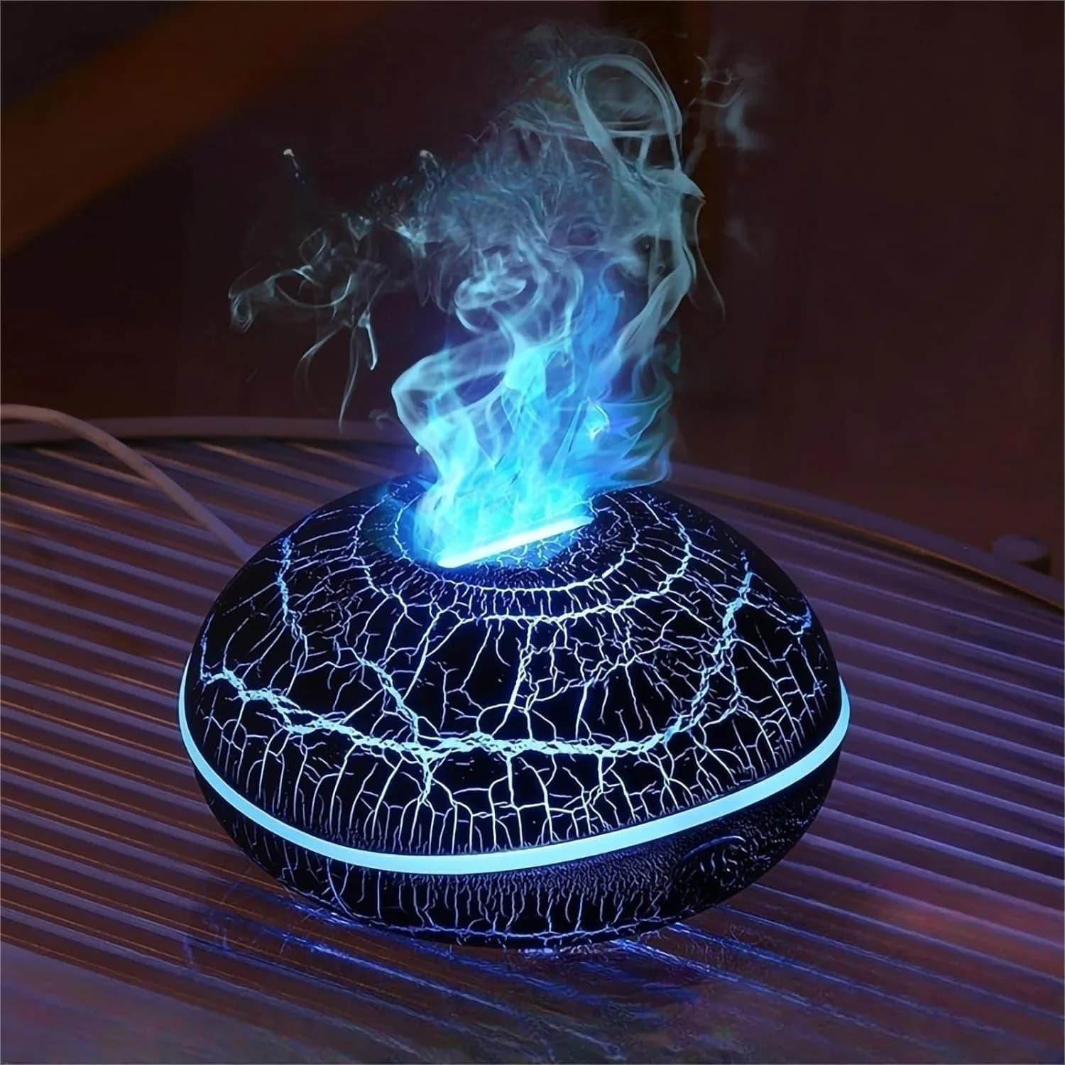 Diffusore di Oli Essenziali e Umidificatore a Ultrasuoni, 250ML, Aromaterapia con Luce Notturna a 7 Colori, Spegnimento Automatico per Camera da Letto