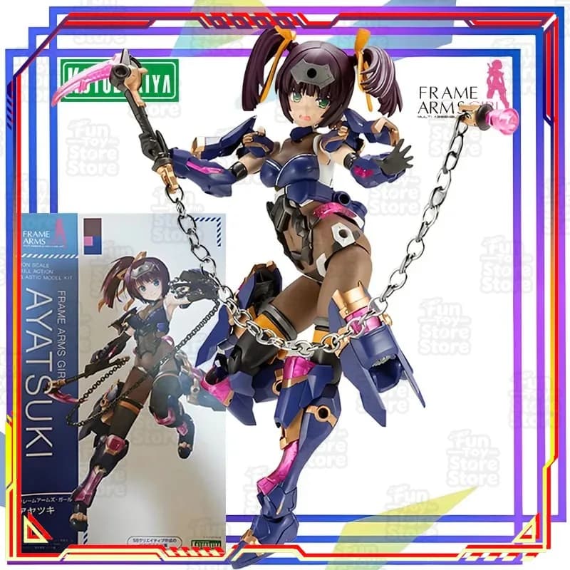 Kotobukiya Frame Arms Girl Ayatsuki Action Figure Anime, Modellino da Assemblare, Giocattolo da Collezione, Licenza Ufficiale