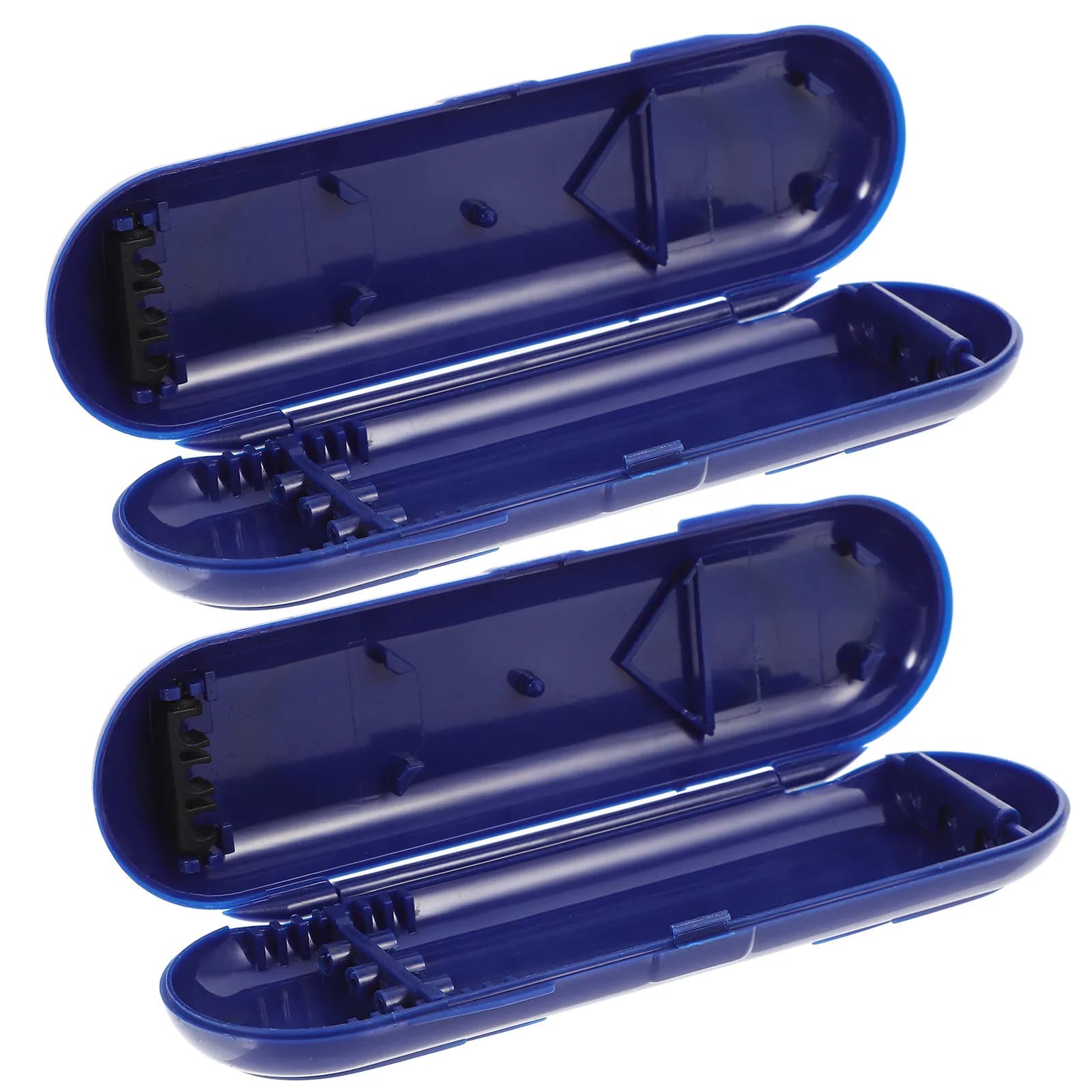 2Pcs Modern Dart Carrying Case for Steel Tip Soft Tip Lightweight ABS Hard Storage Box 3 Per Compartment Tournament