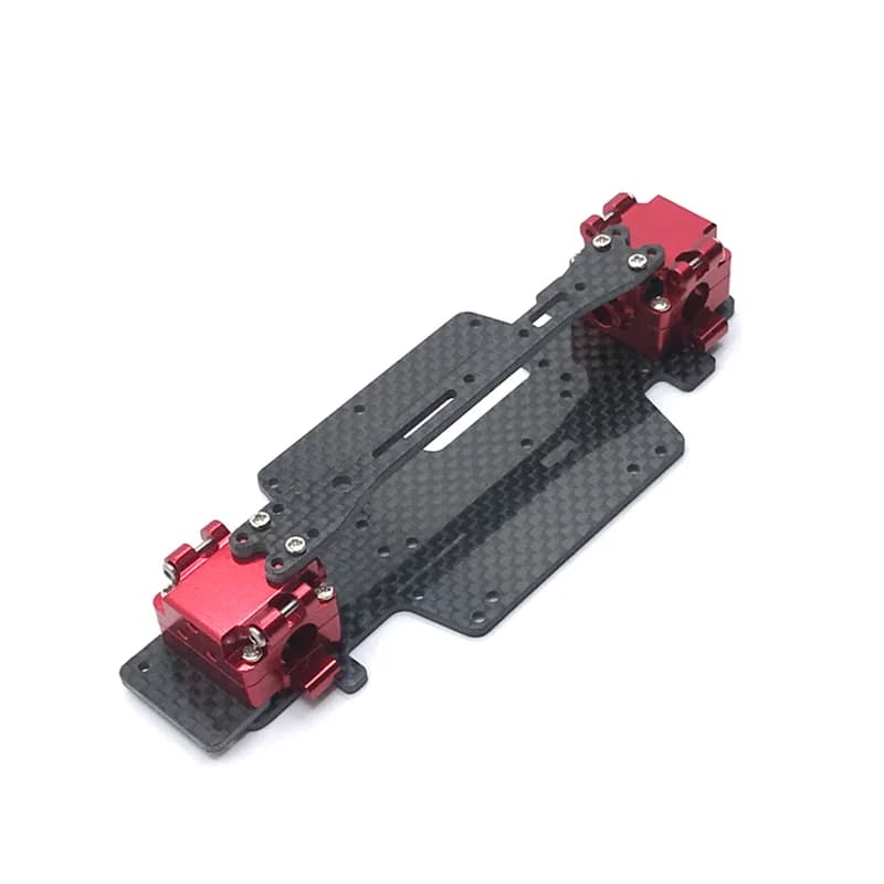 Aggiorna il passo 98-102mm del cambio della piastra inferiore in fibra di carbonio per WLtoys 1/28 284131 K969 K979 K989 K999 P929 P939 Parti di automobili RC
