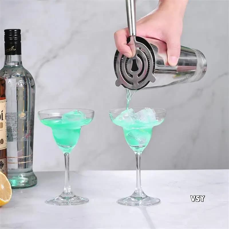 2X Cocktail Shaker, Bar Bar Barista Scuotendo Barate Ponderate 28 Oz Non Peso 18 Oz Martini Shaker Acciaio Inossidabile