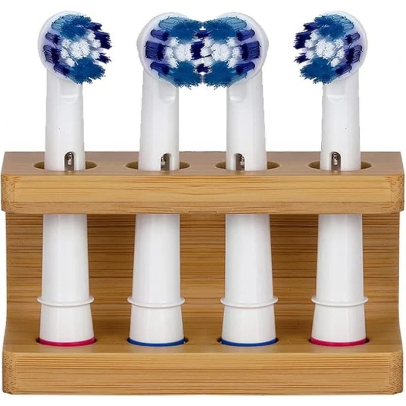 , New Bamboo Toothbrush Head for Electric Toothbrush Wooden Bath Bamboo Storage 2 holes3 holes4 holes