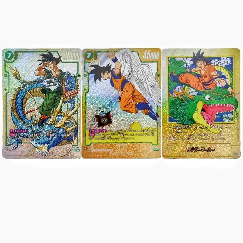 Nuova Carta da Collezione Dragon Ball Fusion World SB01 DIY 40° Anniversario - Son Goku con Diverse Illustrazioni - Cartone Animato Anime Gioco