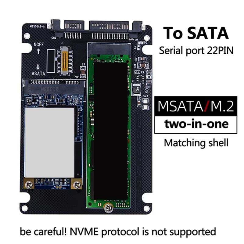 NGFF to SATA 3 External HDD Enclosure Adapter Board Hot Sale in Stock