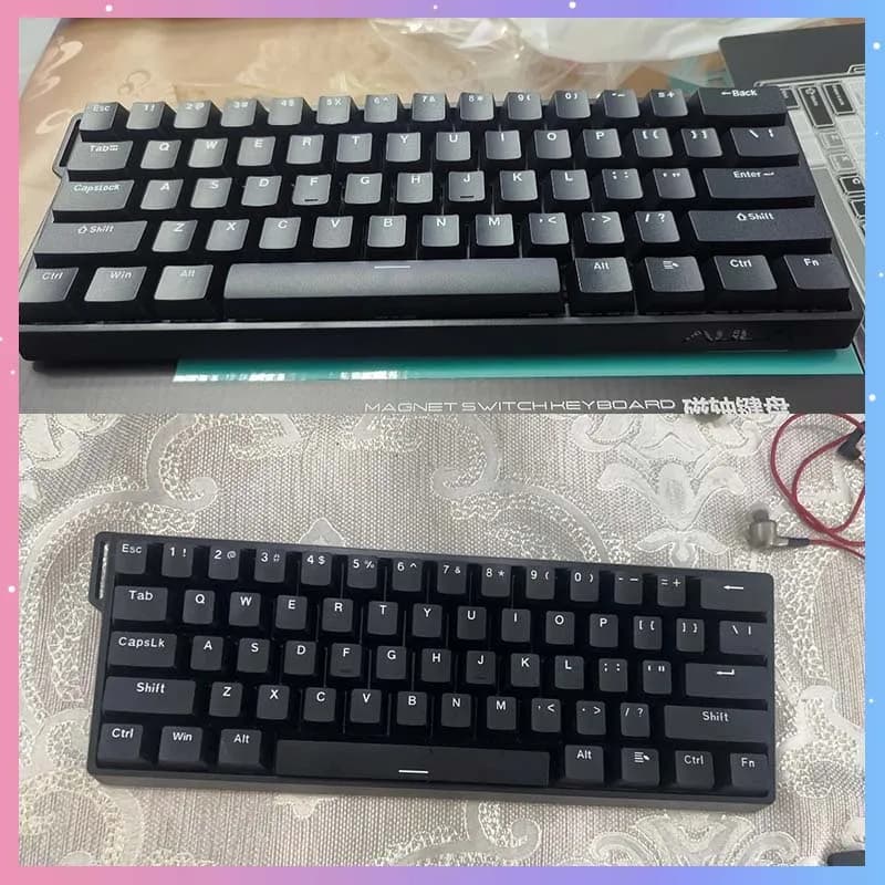 Magnetic Keyboard WIN60HE Standard Edition 8000HZ, Custom Mechanical Keyboard Low Latency for Gaming and Office