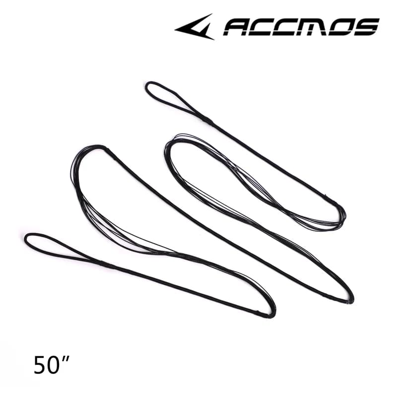 Corde per Arco da 48/50/58/60/62/66/68/70 Pollici, Accessori per Tiro con l'Arco, per Arco Dritto, Caccia e Tiro