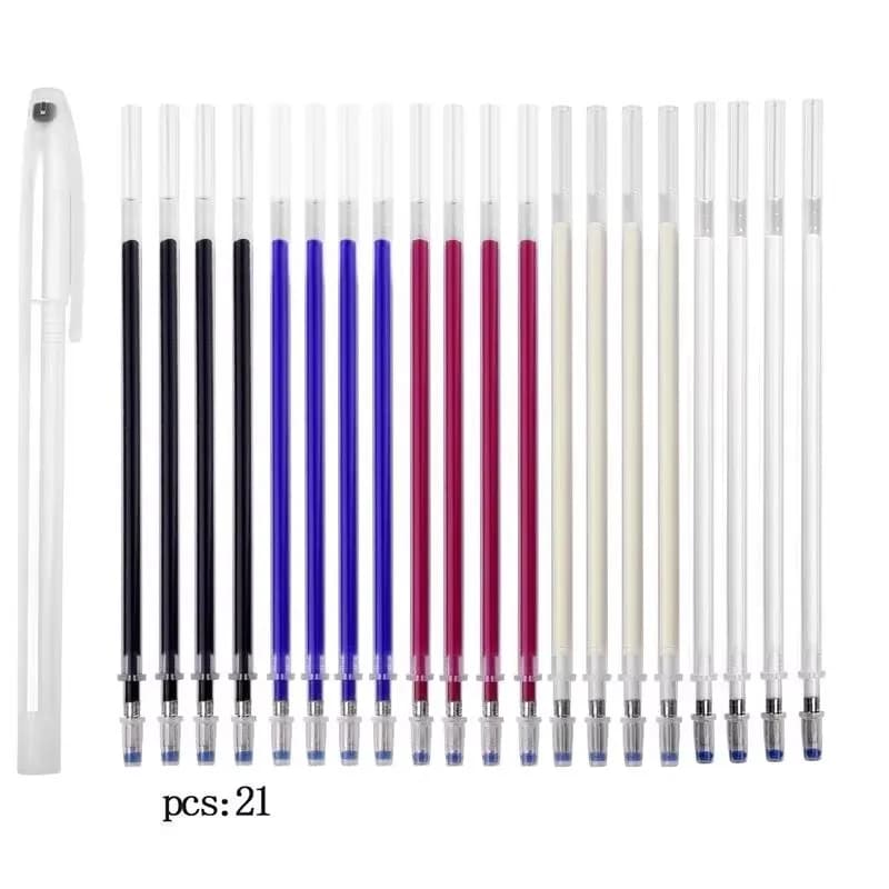 6-51 pezzi pennarello magico cancellabile a caldo temperatura che scompare penne per tessuti linea marcatura accessori per cucire artigianali fai da te