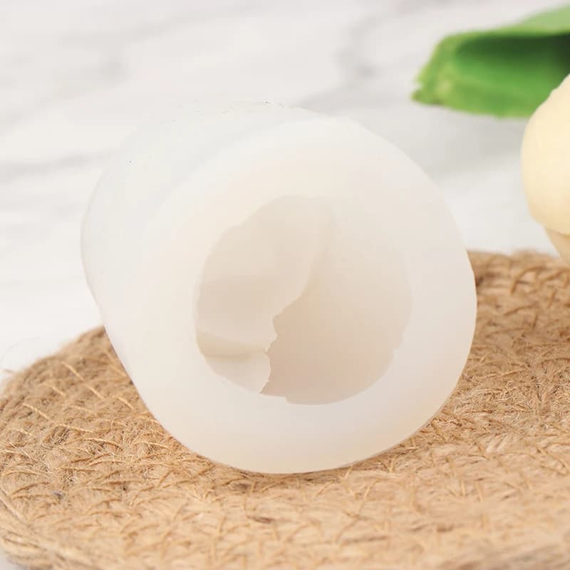 Stampo a tulipano 3d candele di soia fatte a mano stampi per sapone a cera aromatica stampo per candele fatto a mano riutilizzabile che fa stampo artigianale per sapone a candela fai da te