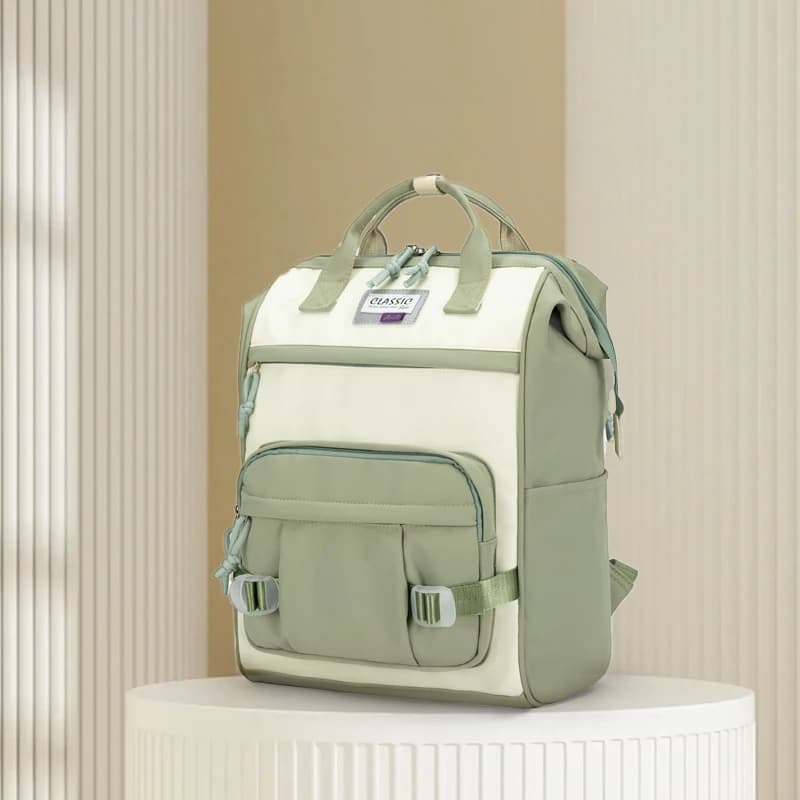 Zaino College per Laptop giallo femminile alla moda zaino per libri Kawaii da donna alla moda zaino per studenti in Nylon da donna Cool borsa da scuola carina per ragazza