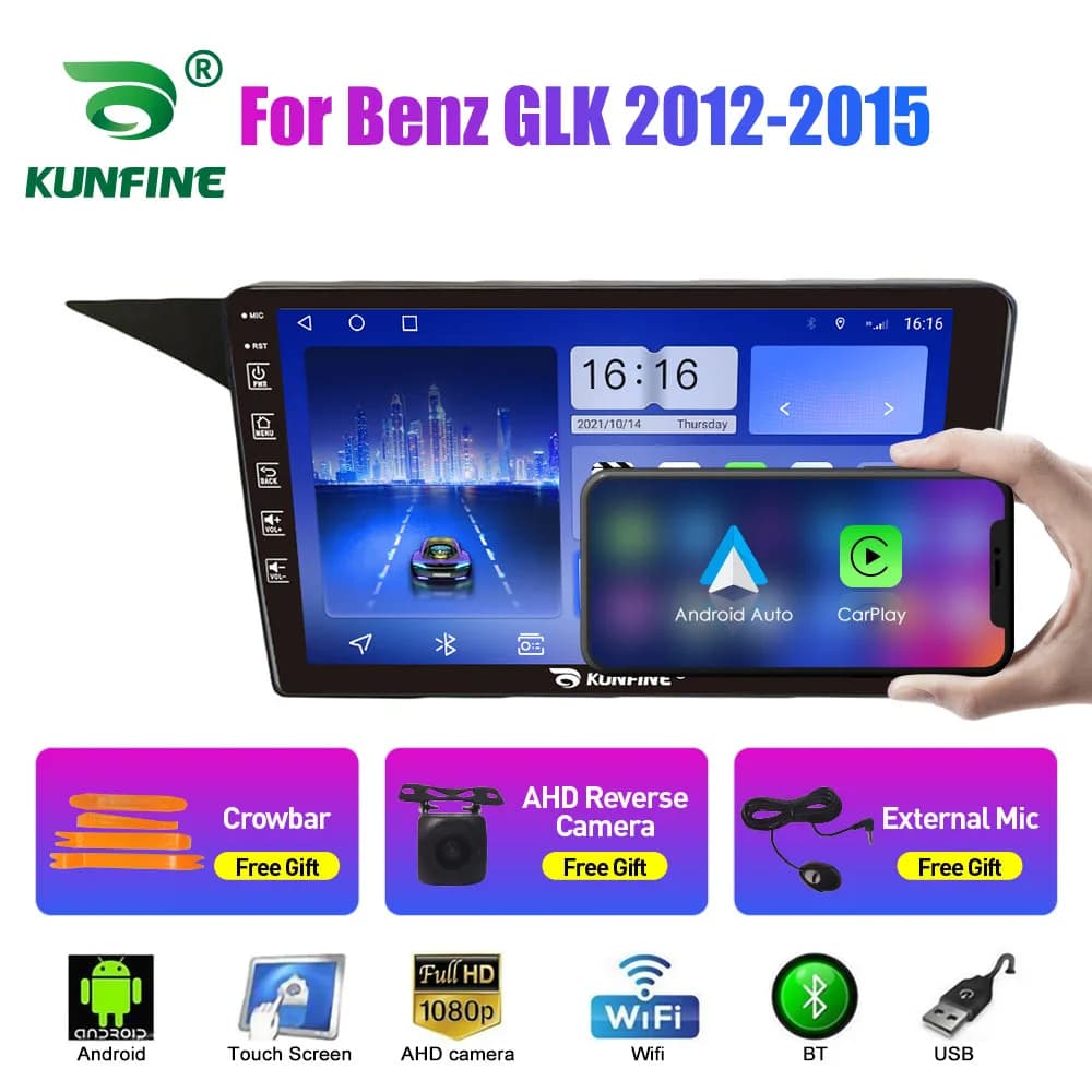 10.33 ''Radio Per Benz GLK 2012-2016 2Din Android Stereo DVD GPS Navigazione Lettore Video Multimediale Carplay Android Auto BT