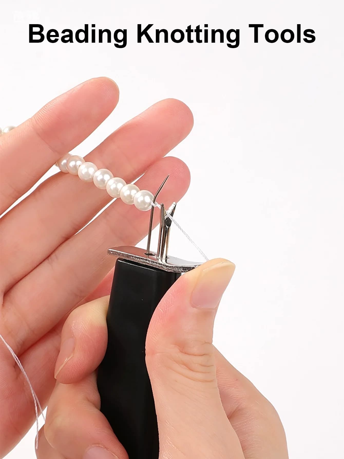 1-Pack DIY Jewelry Making Tool - Bead Knotter, for Bracelets and Silk Thread Crafts, Plastic Material