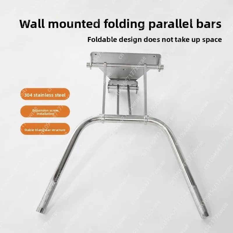 Horizontal stainless steel bar to hang on the wall, folding parallel bar, traction stretcher, home fitness equipment