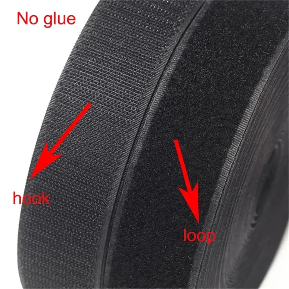 Nastri di fissaggio per cucire con gancio e anello non adesivi da 1/2/5 metri Striscia magica in tessuto di nylon per cucire su accessori fai da te 20/25/30/50mm