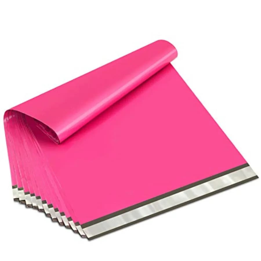 Buste Poly Mailer 24x24 Pollici, Confezione da 100, Sacchetti per Spedizioni Extra Grandi, Buste Postali Robuste e Spesse, Autosigillanti, Adesive, Impermeabili e Resistenti