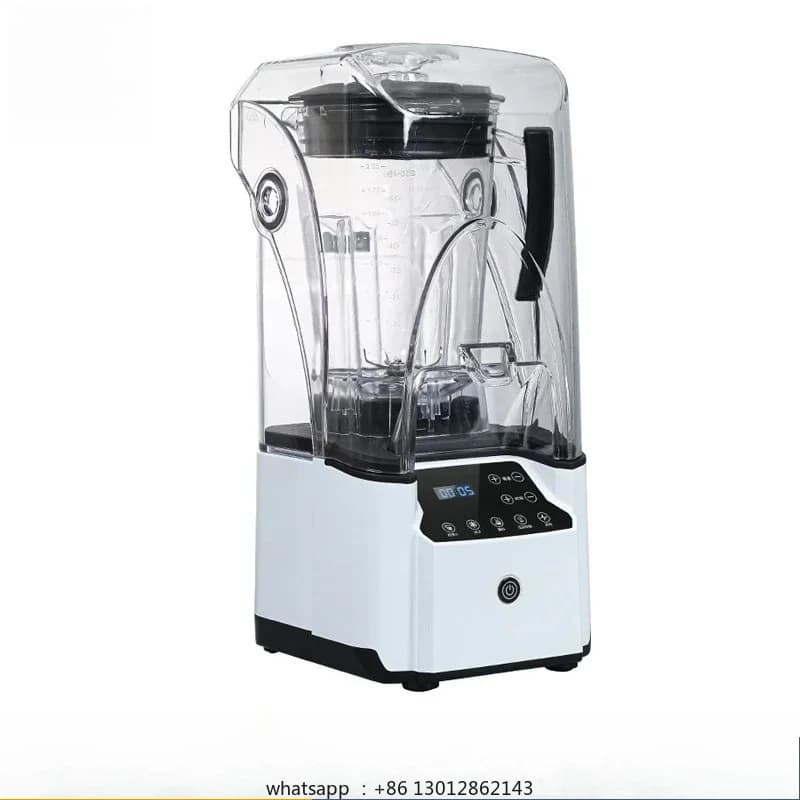 2.2L Silent Smoothie Machine With Cover Ice Smoothie Machine 2000W Ice Blender Heavy Duty