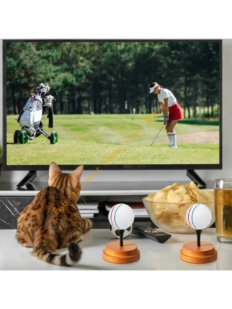 Golf Souvenir Display Single Ball Holder for Desk Display, Shelf Presentation, and Office Use 55KD