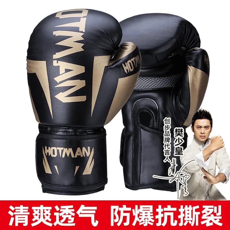 Guantoni da boxe professionali per adulti e bambini MMA Sanda Training, guanti da sacco da boxe protetti da combattimento con protezione dagli urti per uomo
