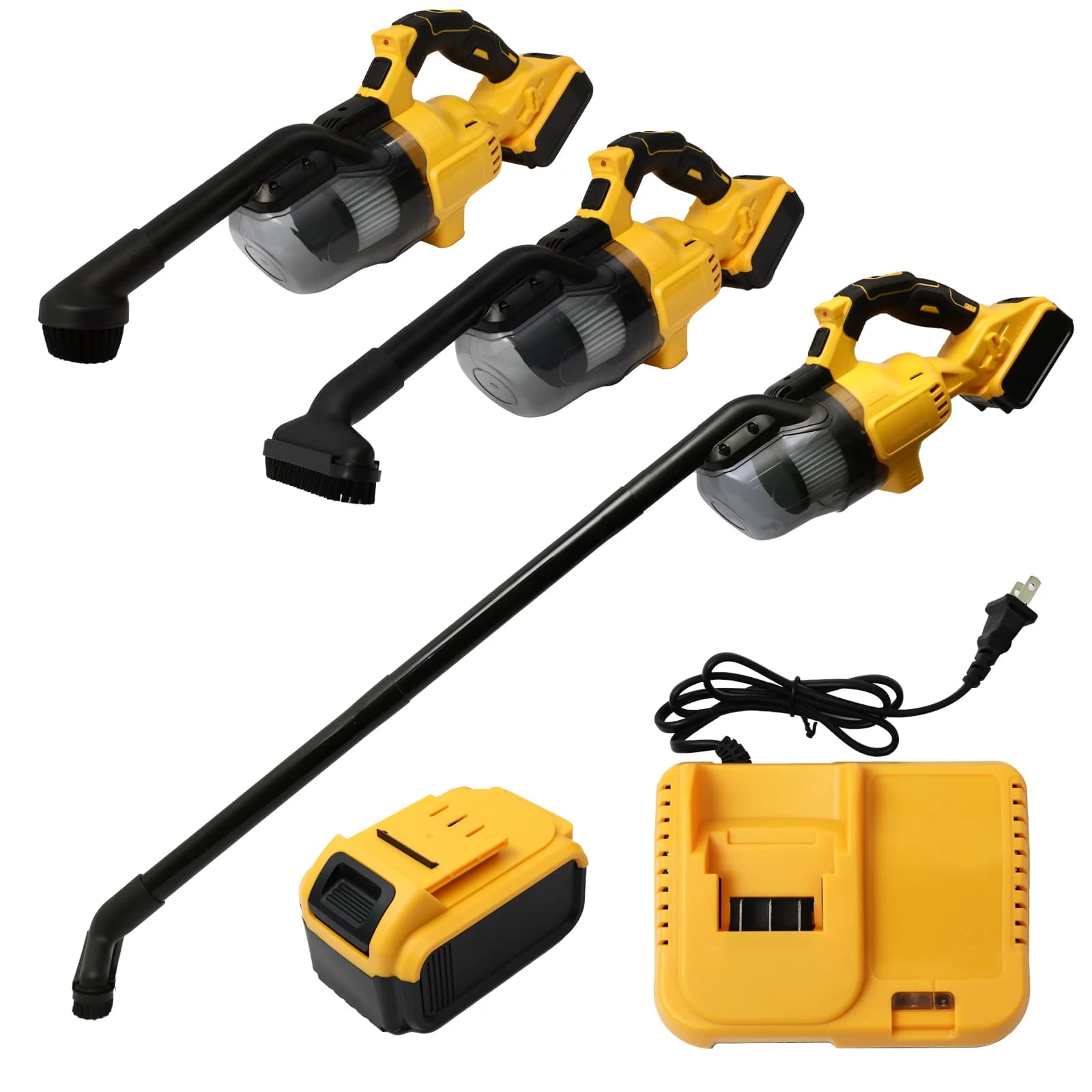 Aspirapolvere Portatile Senza Fili 5 in 1, 20V, Compatibile con Batterie e Caricabatterie Makita, per Pavimenti, Tappeti e Auto