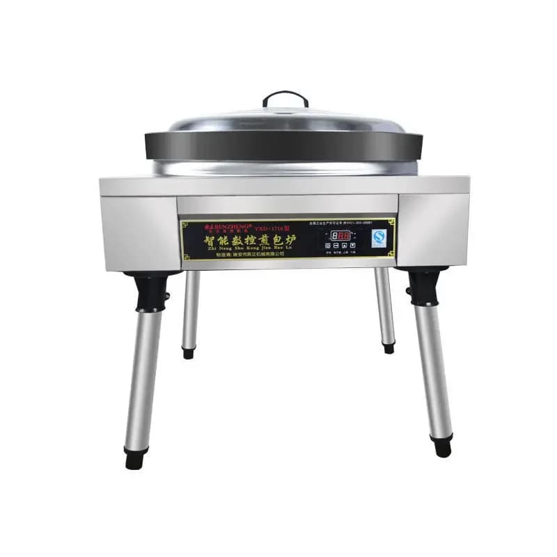 Pan-frying bun stove, commercial water pan-fried bun pot, raw pan-fried bun pot, electric griddle, electric hot dumpling machine
