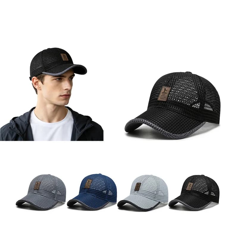 Summer Sun Hat For Women Men Quick-drying Fishing Breathable Snapback Hats Sun Protection Unisex