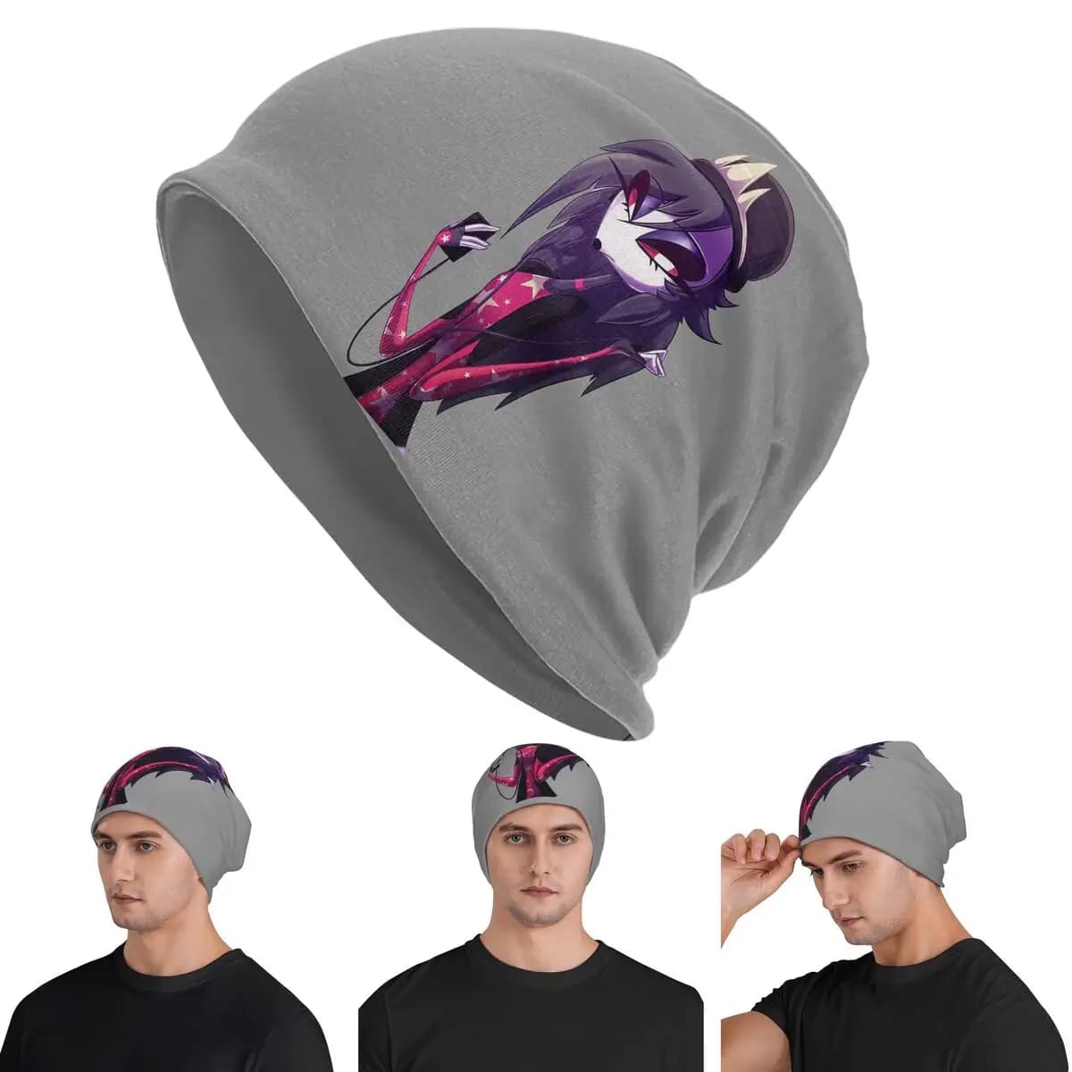 Helluva Boss Skullies Berretti Hot Hats Autumn Winter Outdoor cap knitted cap caps for men Woman Adult